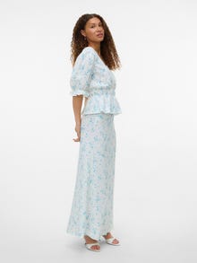 Vero Moda VMSOMYA Taille haute Jupe longue -Snow White - 10331883