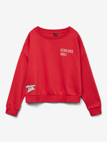 Vero Moda VMTRINA Sweatshirt -Ribbon Red - 10331885