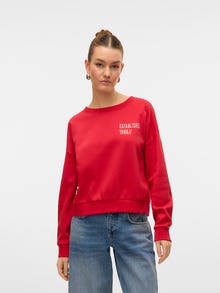 Vero Moda VMTRINA Sweat-shirts -Ribbon Red - 10331885