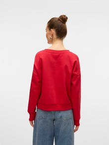 Vero Moda VMTRINA Sweatshirt -Ribbon Red - 10331885