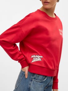 Vero Moda VMTRINA Sweatshirt -Ribbon Red - 10331885