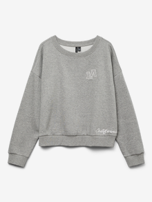 Vero Moda VMTRINA Sweatshirt -Light Grey Melange - 10331885