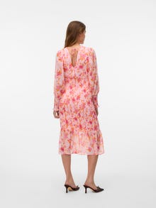 Vero Moda VMFLORA Robe longue -Bonbon - 10331922