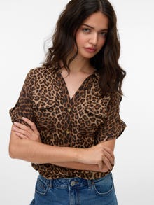 Vero Moda VMBUMPY Shirt -Silver Mink - 10331923