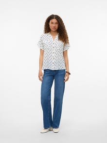 Vero Moda VMBUMPY Hemd -Snow White - 10331923