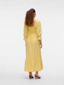 Vero Moda VMMARIELL Langes Kleid -Pale Banana - 10331962
