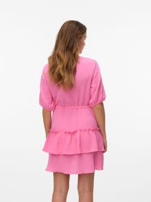 Vero Moda VMNATTI Langes Kleid -Pink Cosmos - 10331963