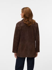 Vero Moda VMPERNILLE Suede Jacke -Chocolate Torte - 10331971