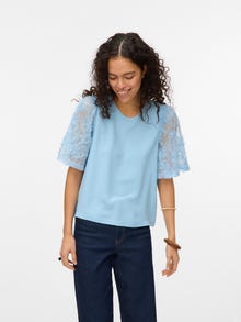 Vero Moda VMNINA T-shirt -Airy Blue - 10332068
