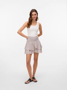 Vero Moda VMLINN Wysoka talia Krótka spódnica -Moon Rock - 10332090