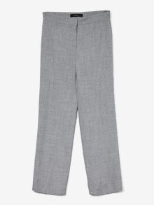 Vero Moda VMAYAR Mid waist Trousers -Light Grey Melange - 10332137
