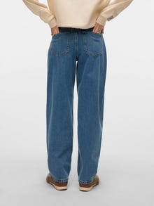 Vero Moda VMESTELLE High rise Χαλαρή εφαρμογή Τζιν -Medium Blue Denim - 10332234