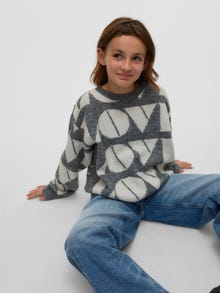 Vero Moda VMLOVE Pullover -Medium Grey Melange - 10332268