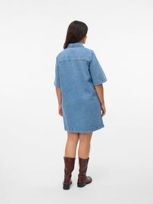 Vero Moda VMCFENJA Short dress -Medium Blue Denim - 10332279