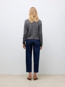 Vero Moda AWBETSY Tiro alto Corte mom Vaqueros -Dark Blue Denim - 10332322