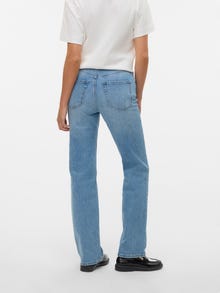 Vero Moda VMTESSA Taille haute Straight Fit Jeans -Light Blue Denim - 10332326