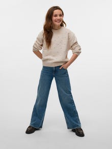 Vero Moda VMTESSA High rise Wide leg fit Jeans -Medium Blue Denim - 10332328