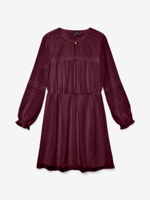 Vero Moda VMLIZA Short dress -Winetasting - 10332337
