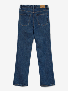 Vero Moda VMTESSA Tiro alto Corte straight Vaqueros -Dark Blue Denim - 10332341