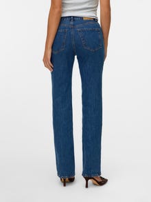 Vero Moda VMTESSA High rise Straight fit Jeans -Dark Blue Denim - 10332341