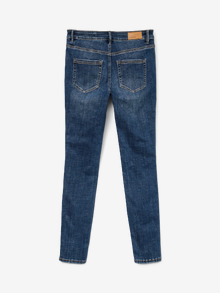 Vero Moda VMFLASH Mid rise Skinny fit Jeans -Dark Blue Denim - 10332348