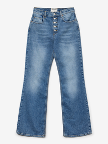 Vero Moda AWEMILY Vita alta Mom Fit Jeans -Medium Blue Denim - 10332381