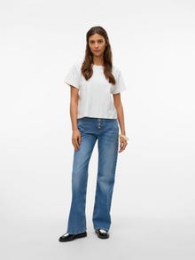 Vero Moda AWEMILY High rise Mom Fit Jeans -Medium Blue Denim - 10332381