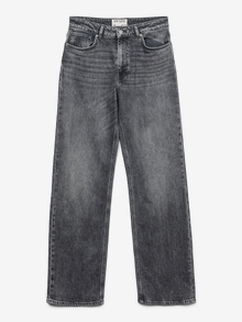 Vero Moda AWVALERIE Mid rise Straight Fit Jeans -Medium Grey Denim - 10332385