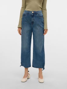 Vero Moda VMKATHY Hohe Taille Jeans -Medium Blue Denim - 10332457