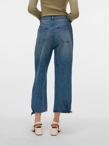 Vero Moda VMKATHY Hohe Taille Jeans -Medium Blue Denim - 10332457