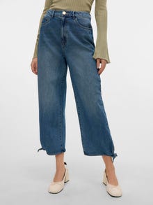 Vero Moda VMKATHY Hohe Taille Jeans -Medium Blue Denim - 10332457