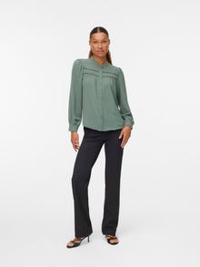 Vero Moda VMZAMIRA Srednje visok pas Hlače -Obsidian - 10332460