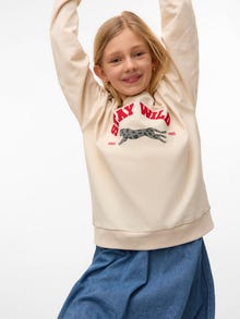 Vero Moda VMOCTAVIA Sweatshirt -Birch - 10332487