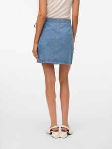 Vero Moda VMLIZA Średnia talia Krótka spódnica -Medium Blue Denim - 10332535