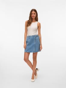 Vero Moda VMLIZA Średnia talia Krótka spódnica -Medium Blue Denim - 10332535