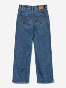 Vero Moda AWRENA Mid rise Wide leg fit Jeans -Medium Blue Denim - 10332553