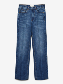 Vero Moda AWALICE Hög midja Mom Fit Jeans -Medium Blue Denim - 10332560