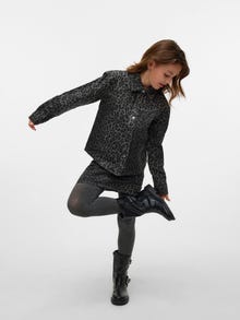 Vero Moda VMLENORA Denimskjorte -Brushed Nickel - 10332590