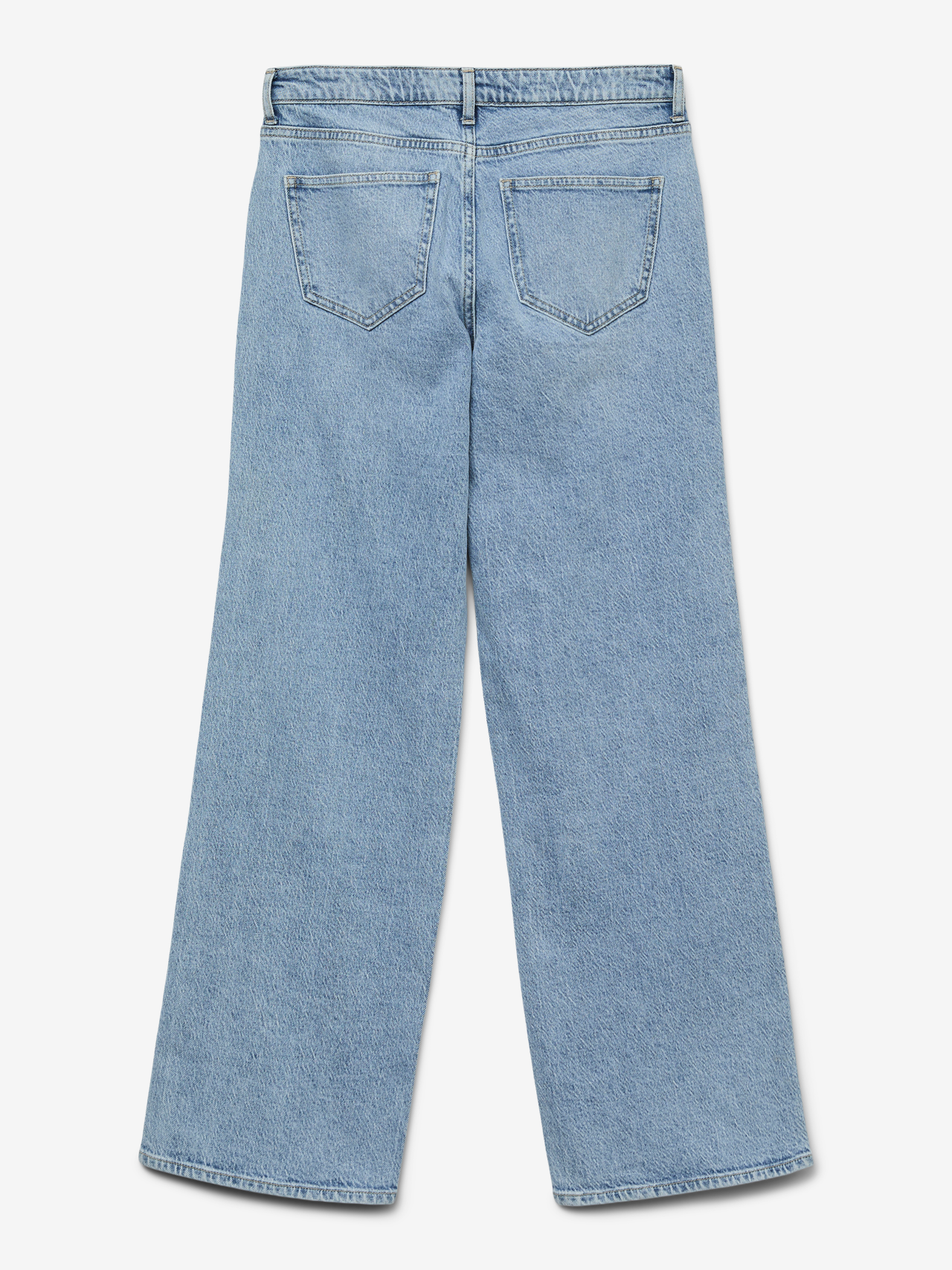 Vero Moda VMVANESSA Lav talje Wide leg fit Jeans -Light Blue Denim - 10332679