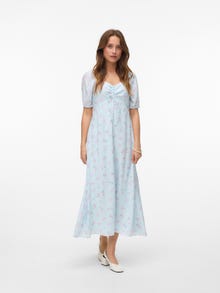 Vero Moda VMBELLA Lang kjole -Bit of Blue - 10332756