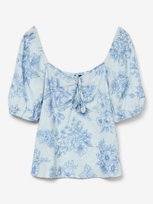 Vero Moda VMBELLA Topp -Illusion Blue - 10332757