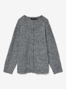 Vero Moda VMCBLOSSOM Gebreid vest -Medium Grey Melange - 10332787
