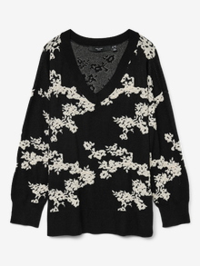 Vero Moda VMCNANCY Neulepuserot -Black - 10332792