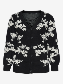 Vero Moda VMCNANCY Cardigans en maille -Black - 10332793