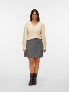 Vero Moda VMCNEWLIMONE Pullover -Birch - 10332802
