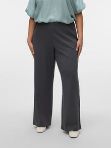 Vero Moda VMCBERLIN Mid waist Trousers -Grey Pinstripe - 10332931