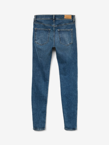 Vero Moda VMLUX Talle medio Corte slim Vaqueros -Medium Blue Denim - 10333059