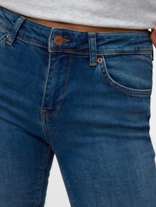 Vero Moda VMLUX Normaali vyötärö Slim fit Farkut -Medium Blue Denim - 10333059