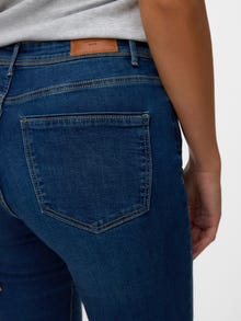 Vero Moda VMTANYA Mid rise Skinny fit Jeans -Dark Blue Denim - 10333064
