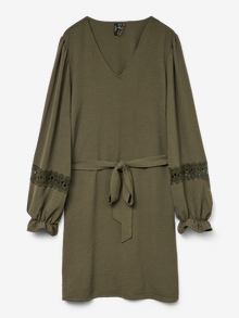 Vero Moda VMCALVA Kurzes Kleid -Grape Leaf - 10333181